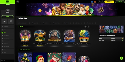 888 casino slot games